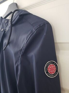 Madden NYC Raincoat - Waterproof Navy Blue, Size Medium